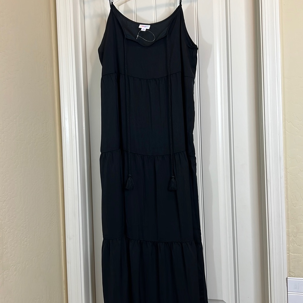 Carina Tropical Maxi Dress NWOT L LULAROE